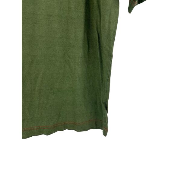 2006 England UK World Cup T-Shirt L XL Olive Green Red Soccer Blokecore - Picture 9 of 11